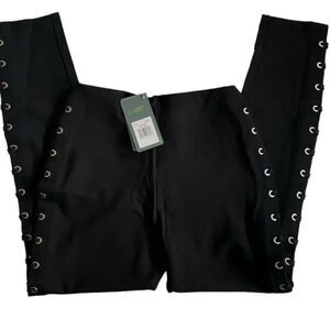 NEW Lysse Criss Cross Ponte Leggings Pants Rock n Roll Concert Gothic